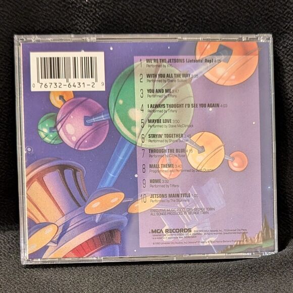 Jetsons The Movie 1990 Original Motion Picture Soundtrack CD Hanna Barbara OOP - Picture 2 of 7